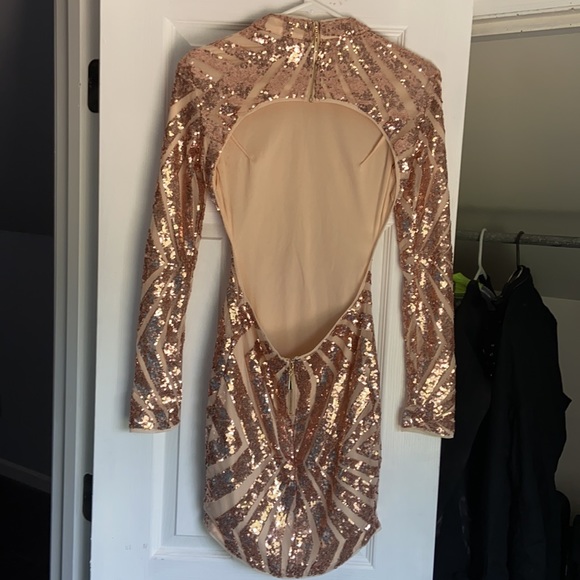 Rose gold dress - Picture 2 of 2
